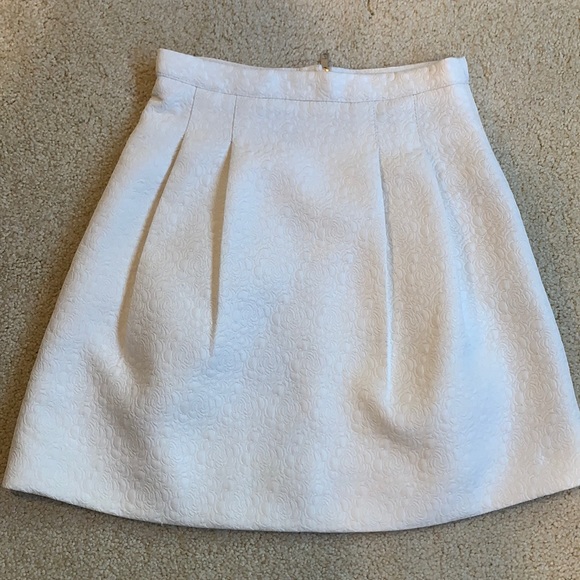 Aqua Dresses & Skirts - Aqua white skirt with flower print